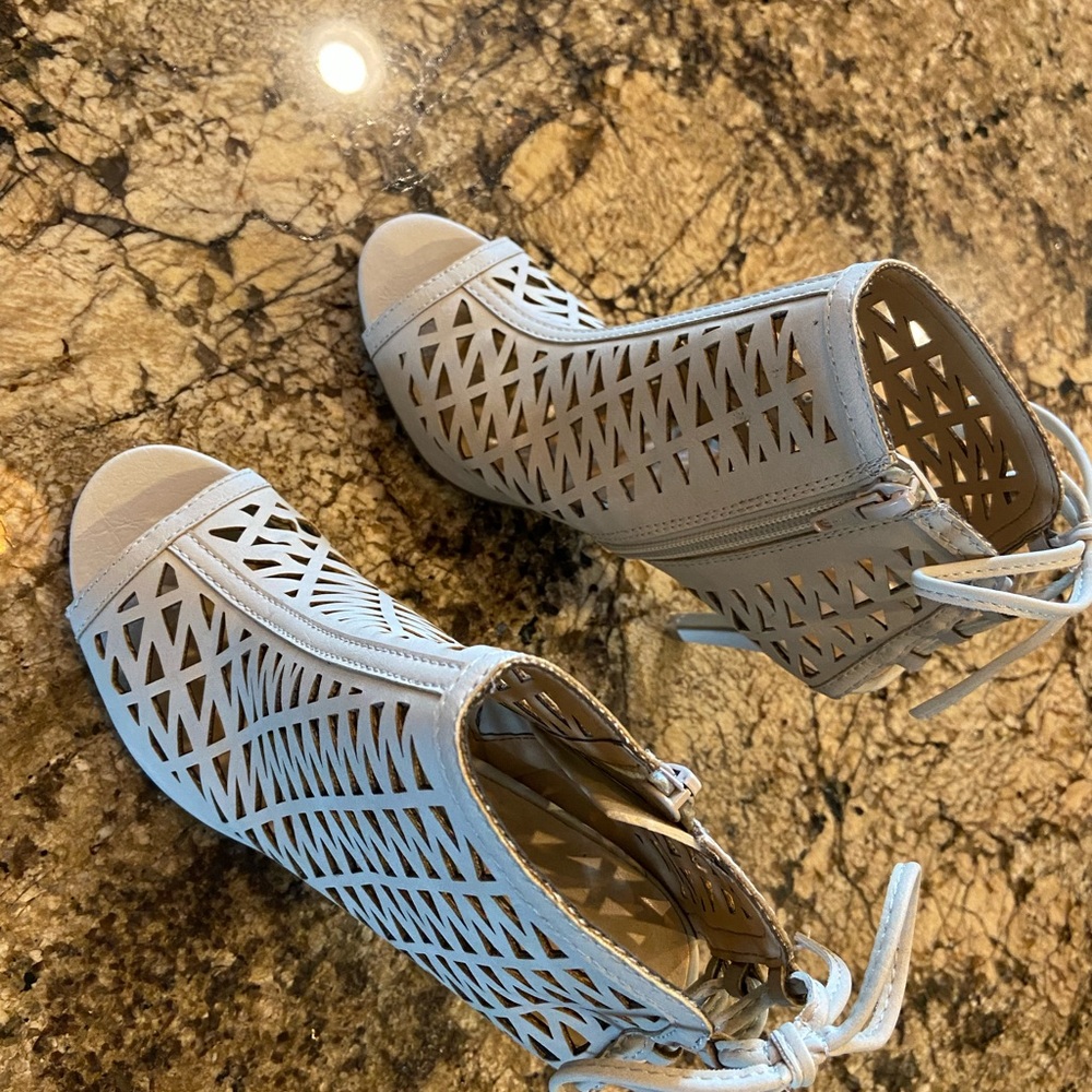 Dressy open toe heel’s